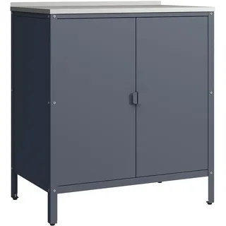 casa.pro Bolognano Schrank 92 x 80 x 50 cm Dunkelgrau