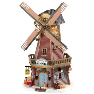 Lemax - Harvest Valley Windmill - Weihnachtsdorf Winterdorf Modellbau Spieluhr