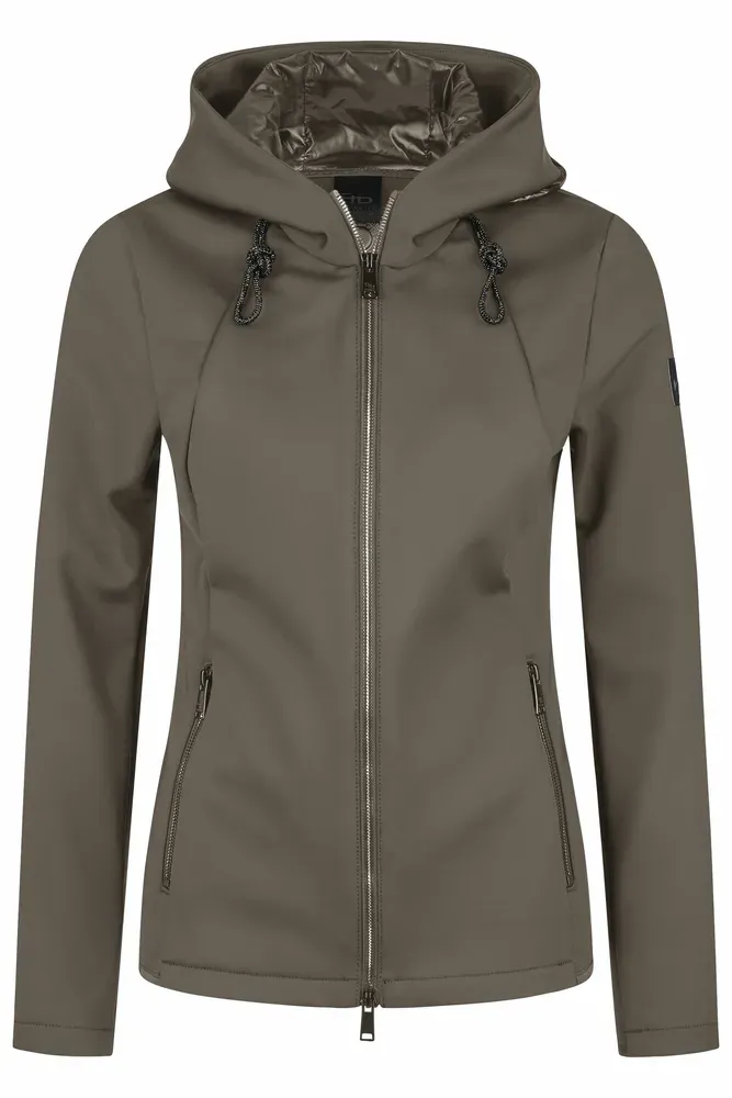 Pikeur Damen FLEECE JACKET SEL. slate brown Fleece- und Softshell Selection HW 25, Größe: 34
