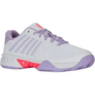 K-Swiss Damen Express Light 3 Tennis Shoe, WHT/ORCHIDPETAL/NBLAZE, 40 EU