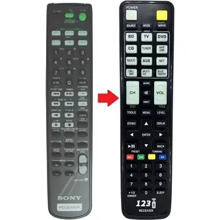 Ersatz Fernbedienung Sony STR-DE575 | STR-DE585 | STR-DE675 | STR-DE875