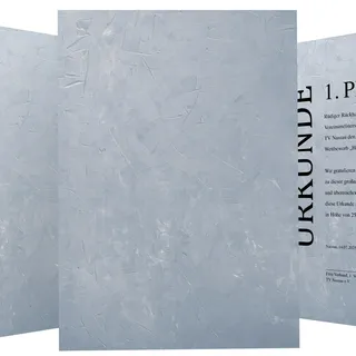 „Structure Blau“ Urkundenpapier DIN A4 190g 15 Blatt – beidseitig bedruckt – inkl. Textvorlagen zum Download