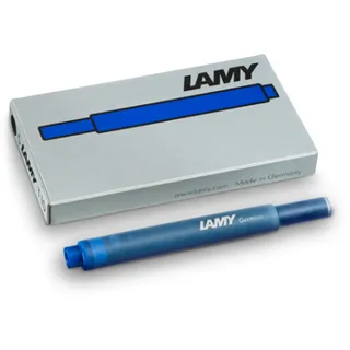 Lamy T10 Tintenpatronen Füllfederhalter Patronen (T10 Großraum, 2er Pack blau)