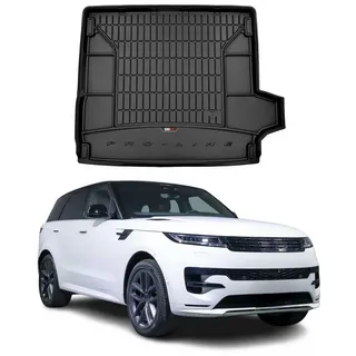 Omac Gummi Kofferraumwanne kompatibel mit Range Rover Sport 2013-2022 TPE Schwarz