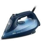 Braun TexStyle 7 Dampfbügeleisen SI 7160 BL mit 3.000 Watt, 225 g/min Dampfstoß, 300 ml Wassertank, EloxalPlus Bügelsohlen-Beschichtung, FreeGlide 3D Technologie, automatische Sicherheitsabschaltung