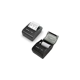 Thermo Belegdrucker, 58 Mm Thermo POS Drucker Tragbarer Versandetikettendrucker mit Hochgeschwindigkeitsdruck 90 Mm/s und USB Schnittstelle für Windows, Linux, OS X, Android