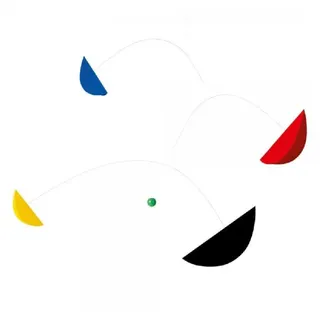 Flensted Mobiles & Thread Mobile, mehrfarbig