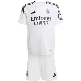 Adidas Real Madrid 24/25 Mini Heim Junior Set - White / White - 5-6 Jahre