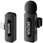 Boya BY-V10 V2.0 Drahtloses Lavalier-Mikrofon für USB-C - 1 x TX und 1 x RX