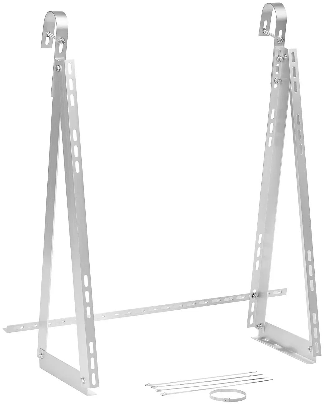 Balkongeländer-Halterungen für Solarmodule bis 77cm, 20° - 60° Neigung