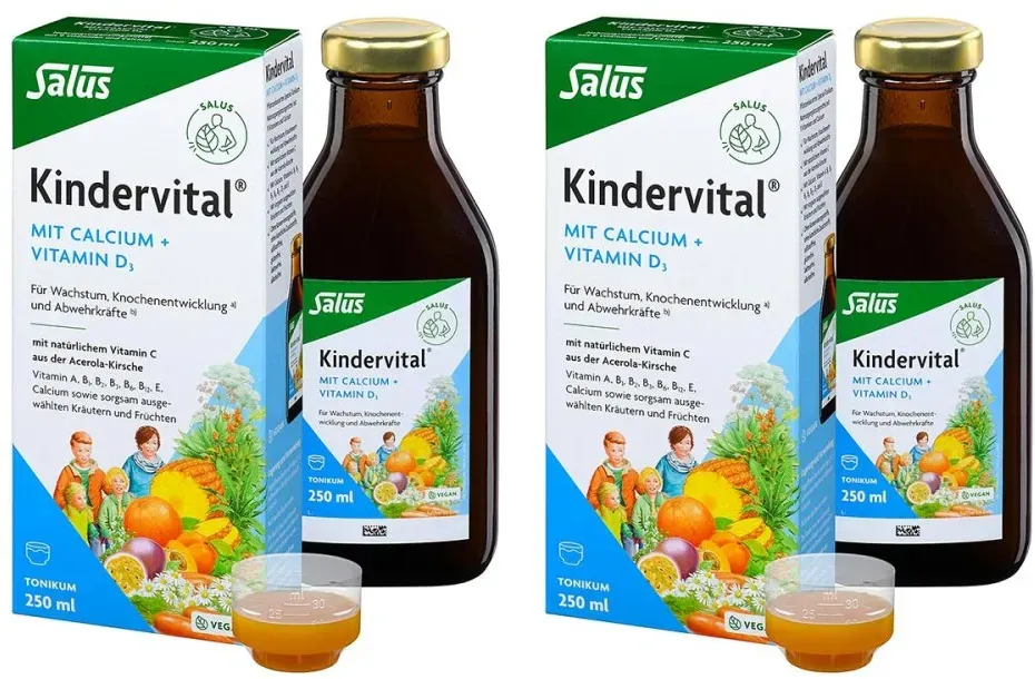 Kindervital mit Calcium + D3 Tonikum Salus