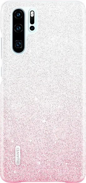 HUAWEI VOGUE Glamorous Case, Backcover, Huawei, P30, Rosa/ Weiß