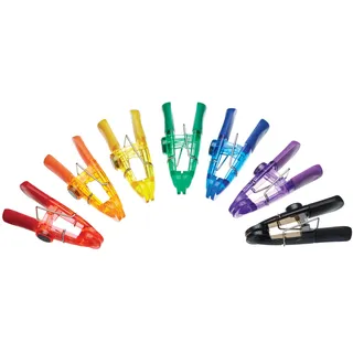 KitchenCraft Magnetische Plastiktütenklammern/Memohalter (7er-Pack)