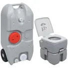 vidaXL Wassertank Tragbare Camping-Toilette mit Wasserbehälter 23 cm x 80 cm