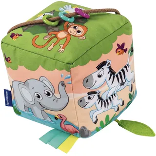 Ravensburger 4859 - play+ Motorik-Musik-Spiel-Würfel: Wilde Tiere