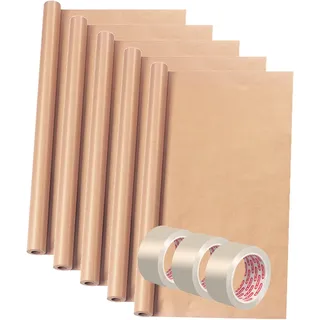 Herlitz Packpapier, 100cm 5m Braun