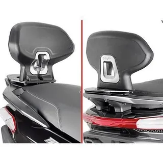 GIVI Piaggio Mp3 Hpe 400/sport 400/530 Exclusive 2022-2023 Rückenlehne - Black - One Size