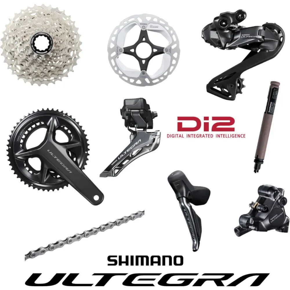 SHIMANO Gruppe Ultegra Di2 12 Fach, 165 mm, 46-36Z.