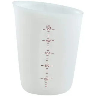 Silikonflexible Messrührung und Gießen, Squeeze & Gießen Silikon-Messbecher, 250ml-Maßstab-Messbecher, wiederverwendbare Küchen-Silikon-Messbecher zum Backen, flexibel, Geschirrspüler