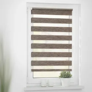 Klemmfix 90 x 150 cm meliert hellbraun