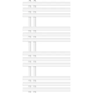 luxebath Badheizkörper 500 x 1000 mm 627 W weiß Mittelventil