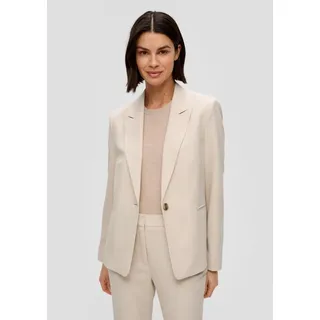 S.Oliver BLACK LABEL Blazer mit Paspeltaschen beige 44