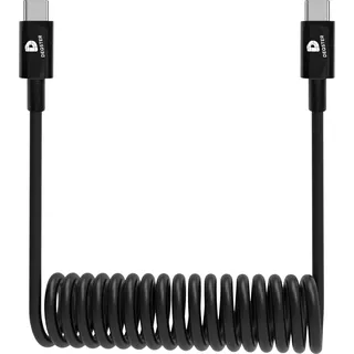 DEQSTER Spiral Ladekabel USB-C auf USB-C