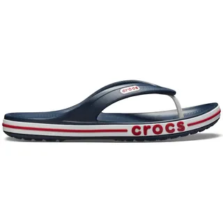 Crocs Unisex's Bayaband Flip Flop,Navy/Pepper,41/42 EU