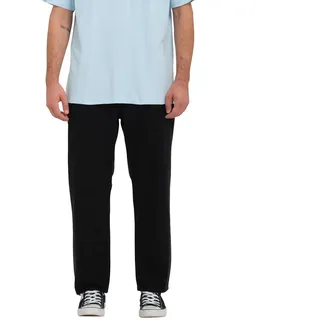 Volcom Modown Tapered Fit Jeans - Black - 36