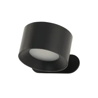 easy! by fhl LED-Akku-Wandleuchte Magnetics schwarz CCT, mit Magnet