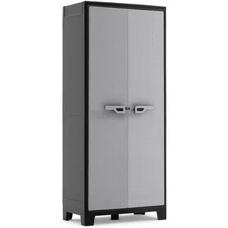 KETER Universalschrank Titan Schwarz und Grau 182 cm