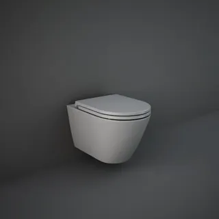 Rak Feeling Wand-WC mit WC-Sitz Grau matt
