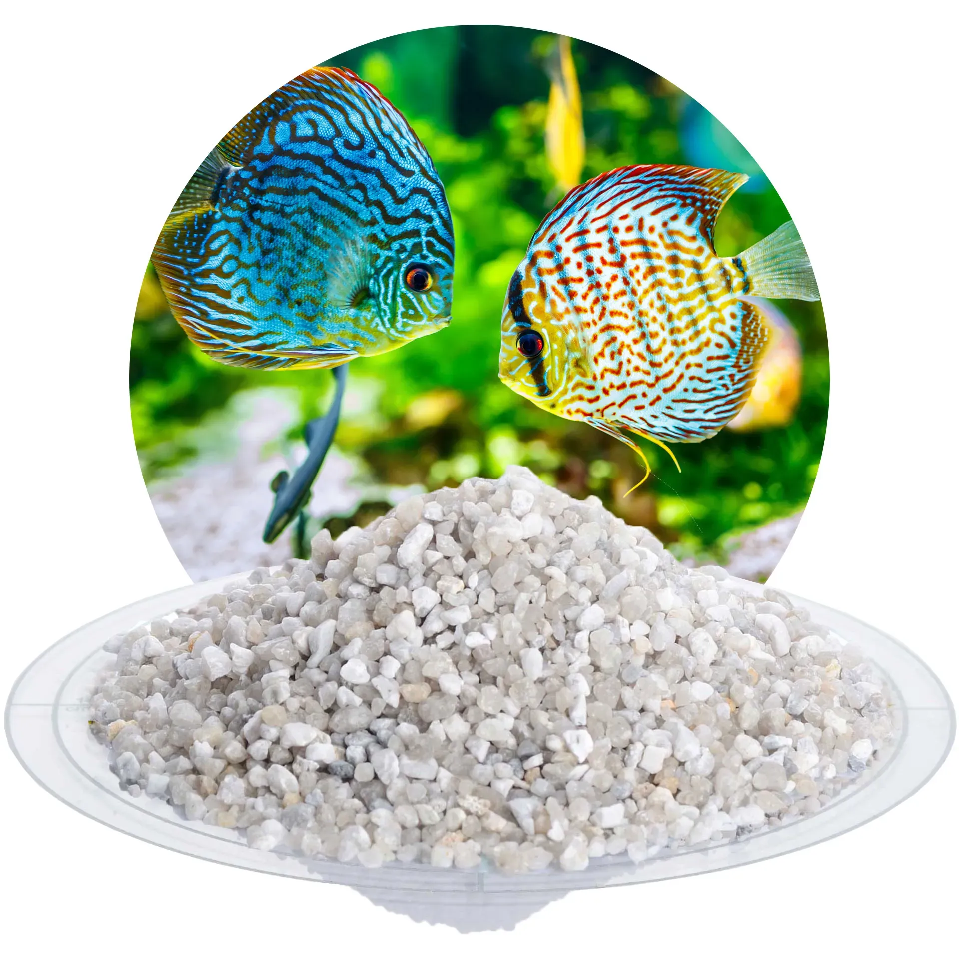 Aquariumkies natur 3,15-5,6 mm - 25 kg Sack