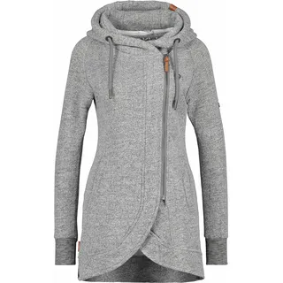 alife & kickin and Kickin Damen Maryak A Sweatjacket Sweatjacke Kapuzensweatjacke, Steal, S - S