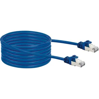 Schwaiger Netzwerkkabel (S/FTP) blau