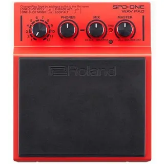Roland SPD One Wav Pad mit Klinkenkabel (Schlagzeug), Effektpedal, Schwarz