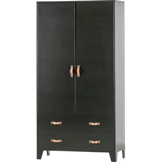 Woood Garderobenschrank Dian schwarz