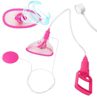 ScreaAss Elektrischer Klitorissauger Vibrator Klitoris Vagina Pumpe Muschipumpe Mit 10 Rotations Vibrationsmodi Manuelle Vakuumpumpen Brustpumpe Klitoris Stimulator Sexspielzeug Für Frauen,Rot,Set