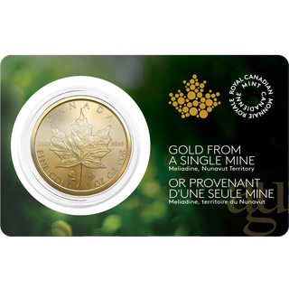 Royal Canadian Mint 1 Unze Goldmünze Maple Leaf 2022