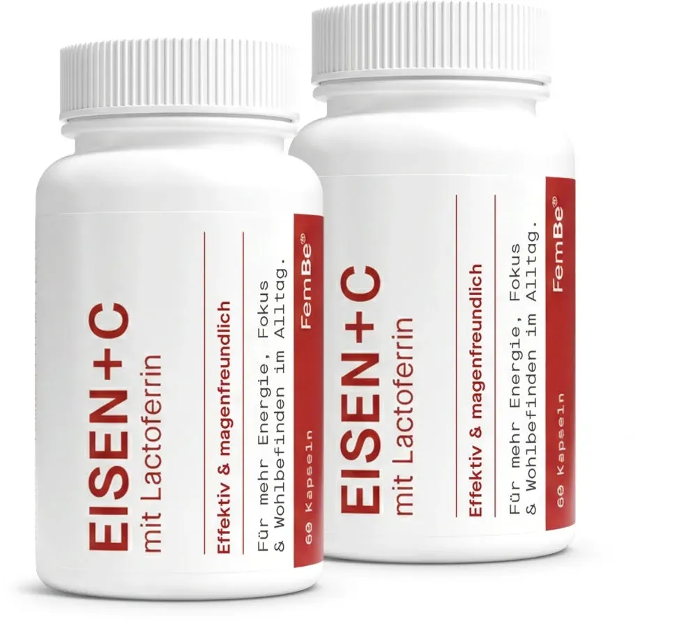 Eisentabletten mit Lactoferrin & Vitamin C 2 Monate