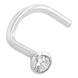 Amor Nasenpiercing Silber 925, rhodiniert in Silber | Gr.: onesize