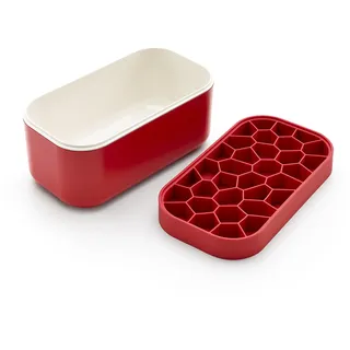 LéKué Eiswürfelbox, rot