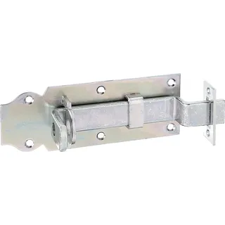 GAH Alberts Schlossriegel L.140mm B.52mm gekr.STA galv.gelb verz.Ausschub 30mm GAH