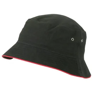 Myrtle Beach Fischer Hut - Farbe rot, schwarz - Größe S/M