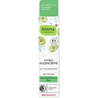 ROSSMANN Alterra Hydro Augencreme Bio-Traube & Bio-Weisser Tee