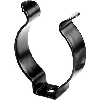 Offene Federstahlklammer Tool Clip, schwarz beschichtet