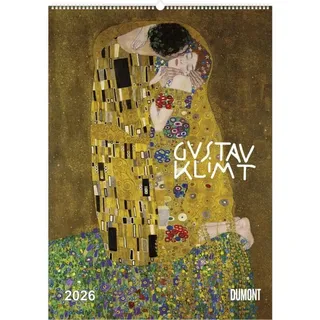 DuMont Buchverlag Gustav Klimt 2026 - Kunst-Kalender - Poster-Kalender - 50x70