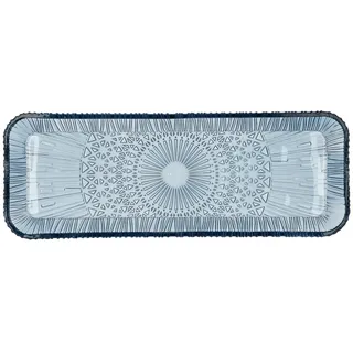 Bitz 30683 Serviergeschirr Glas, Blau