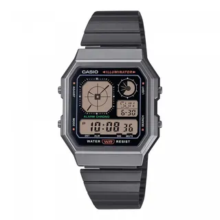 Casio Edgy Collection A130WEGG-1AEF Edelstahl 34 mm A130WEGG-1AEF