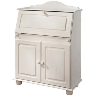 Home Affaire Sekretär »Mette, Schreibtisch im Landhausstil,« aus Massivholz, Breite 82 cm, weiß